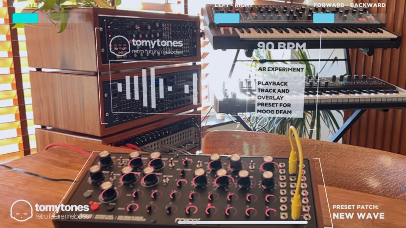 AR experiment: Augmented playback track and overlay preset