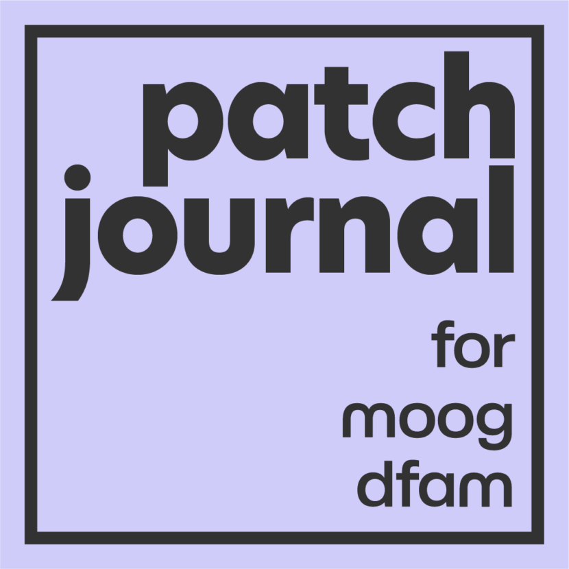 Patch journal for Moog DFAM